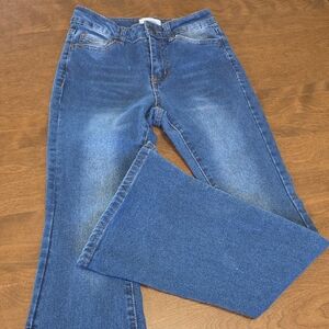 BAMBOO Classic Blue Women's Flare Jeans Size 1‎ Style: R/A1982